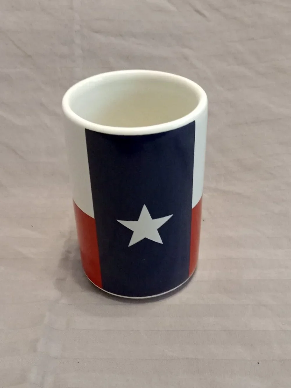 SpringMaid Texas Themed Ceramic Tumbler (Pencil Holder or Bathroom Tumbler)